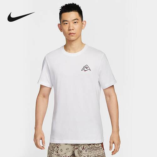 NIKE耐克短袖男2025夏季新款运动休闲跑步透气圆领T恤 HJ3663-100