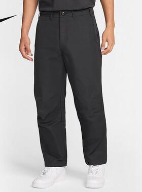 NIKE耐克运动裤男2024冬季新款防泼水宽松休闲梭织长裤FZ0711-060