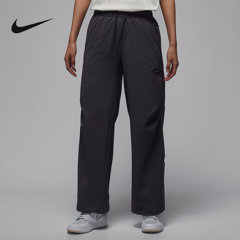 NIKE耐克运动裤女2026春巴黎圣日耳曼足球文化直筒长裤IH0655-018