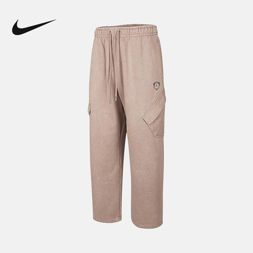 Nike耐克运动裤男2025冬季Jordan针织防风宽松直筒长裤IM9711-290