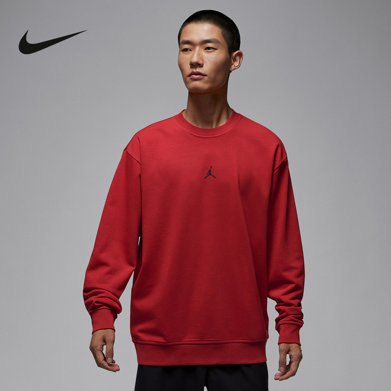 Nike耐克运动卫衣男2025冬季JORDAN休闲圆领针织套头衫FV8625-687