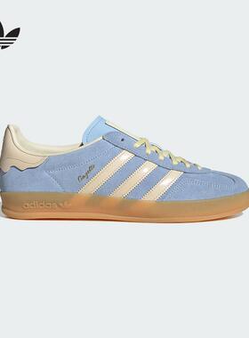 阿迪达斯三叶草男女鞋25春季新款GAZELLE INDOOR运动休闲鞋JR8029