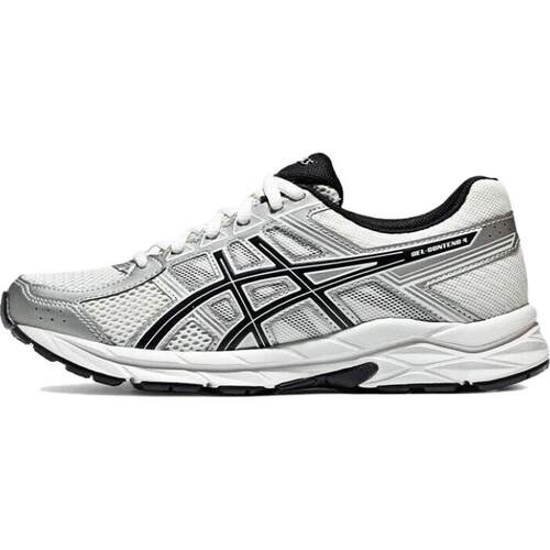 Asics亚瑟士Gel-Contend4运动休闲跑步鞋银黑色1012B732-103