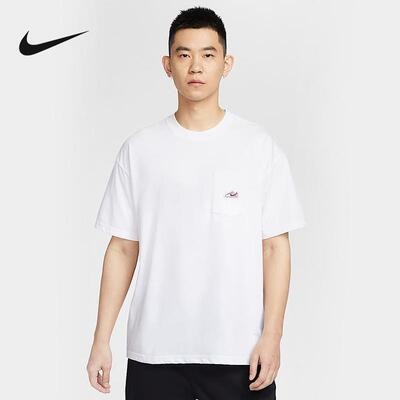Nike耐克短袖男2025夏季新款休闲透气棉质宽松运动T恤IB1383-100