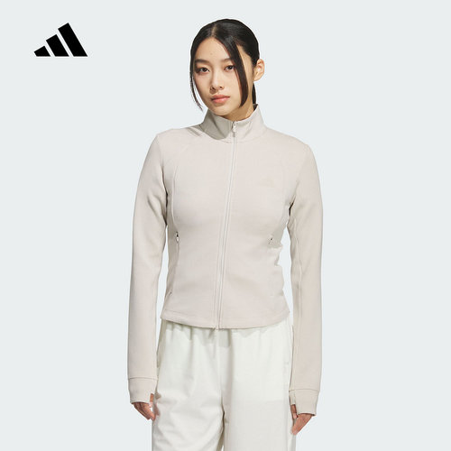 adidas阿迪达斯运动外套女2025冬训练防风针织夹克 KF2507 KF2508