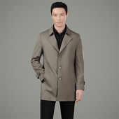 中长款 高档风衣男士 修身 商务休闲男装 2026秋季 高端外套爸爸装 新款