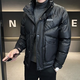 P175 皮羽绒服 冬季 白鸭绒短款 已备货 男士 2810