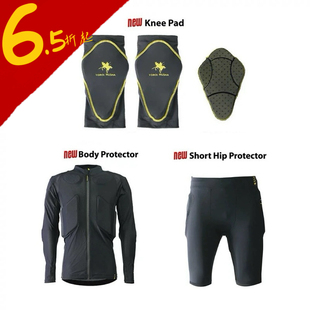 新款铠武者凯夫拉护甲护臀罗杰斯系列滑雪专业护具