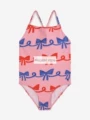 Bo Pink Bow Suspender Swimsuit (Ready in Stock)