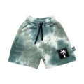 Lmh Green Coconut Tree Tie-Dye Shorts