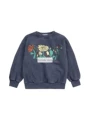 Bc Black and Gray Floral Print Sweatshirt