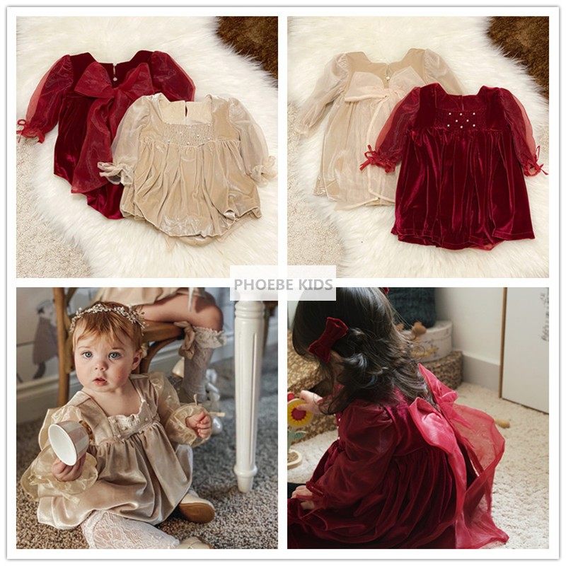 美国同款婴儿丝绒哈衣爬服