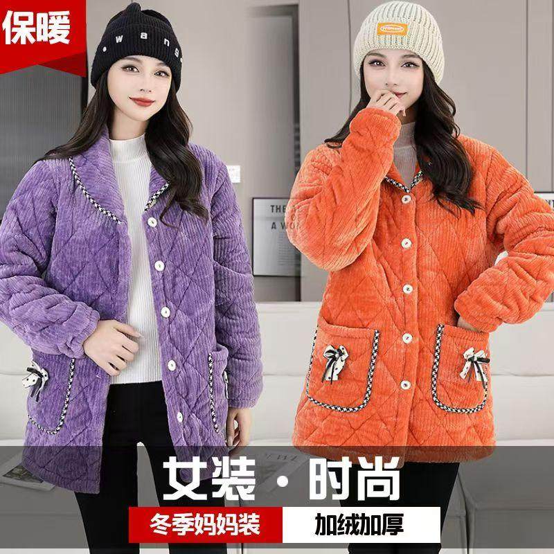 新款韩版棉服女冬季短款宽松大码罩衣女外穿洋气棉袄外套显瘦棉衣