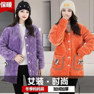 新款韩版棉服女冬季短款宽松大码罩衣女外穿洋气棉袄外套显瘦棉衣