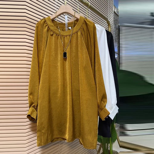 大码女装竖排金扣两面穿上衣