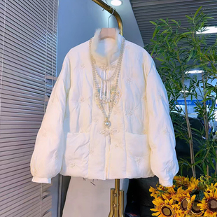 国风棉服冬季 流苏盘扣短款 款 时尚 胖妹妹保暖外套 加大码 新中式 女装