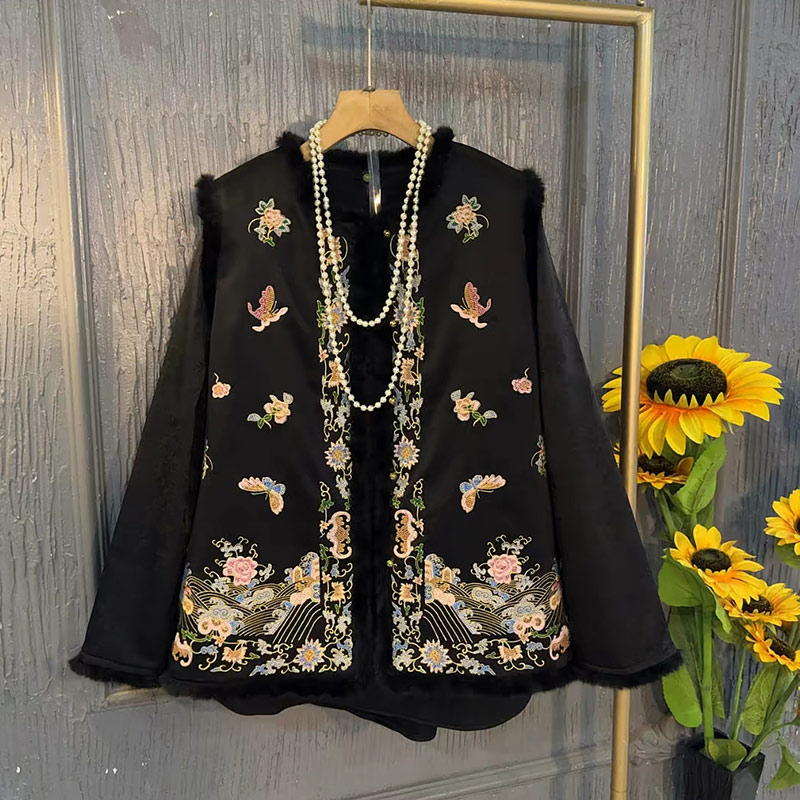 毛边袖口长袖小衫马甲上衣