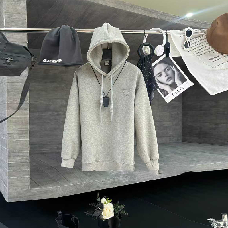 大码女装连帽长袖卫衣