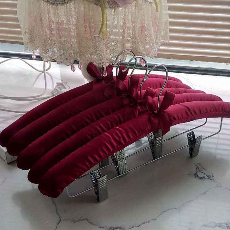 多功能裙夹裤架酒店家用布衣架衣撑海绵无痕布艺防滑布衣挂防滑,收纳整理,植绒衣架/布衣架,淘宝优惠券,粉丝福利购,淘宝优惠卷