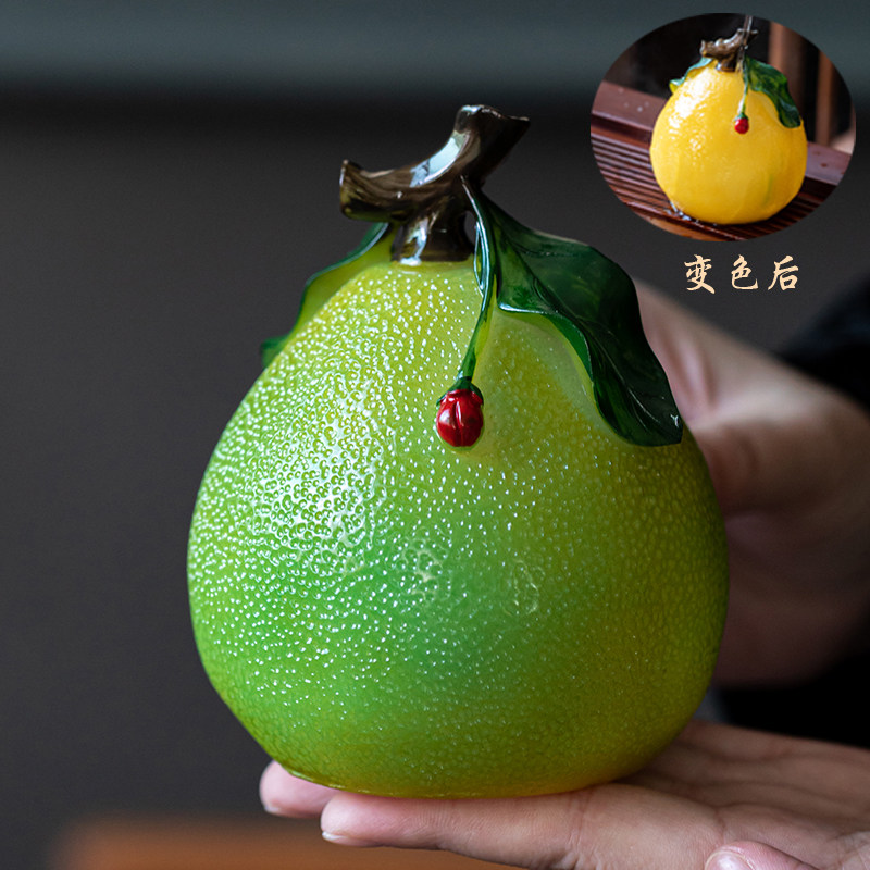 宏尚变色茶宠柚子网红抖音茶宠