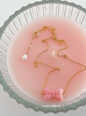 儿童定制锁骨链Kayla手作女皇贝