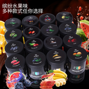 500g灌装包邮水烟膏阿拉伯烟壶烟雾水专用酒吧烟膏混合水果味烟膏