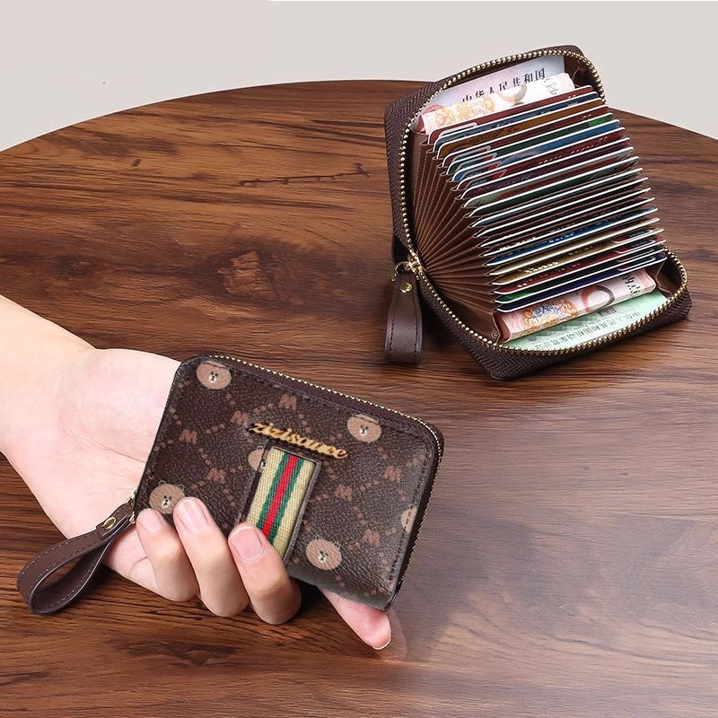 卡包女士2025新款银行卡收纳包小卡包防磁卡夹大容量多卡位防盗刷