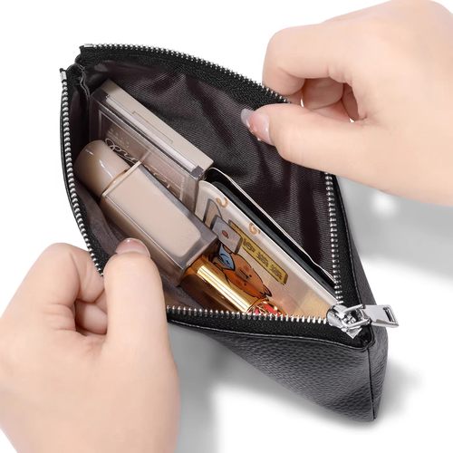 长款真软皮拉链钱包多功能大容量零钱包手机包耳机现金证件收纳包