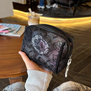 网纱化妆包大容量女便携外出化妆收纳包旅行内胆包收纳袋小包