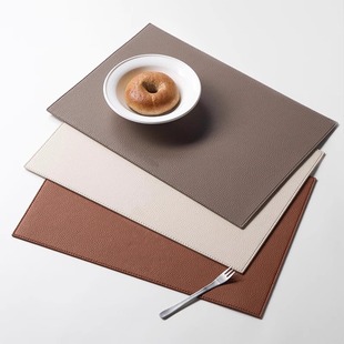 鼠标垫超大办公桌面笔记本电脑键盘皮革写字书桌垫餐垫简约高级感