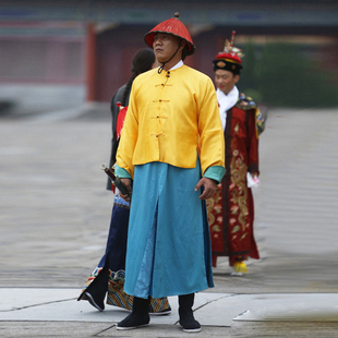 清朝古装男戏服侍卫服装官服大内侍卫衣服御林军士兵钦差带刀侍卫