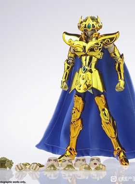 现货 MST狮子 黄金圣衣斗士神话EXM狮子座 普色 星耀电镀镜面版