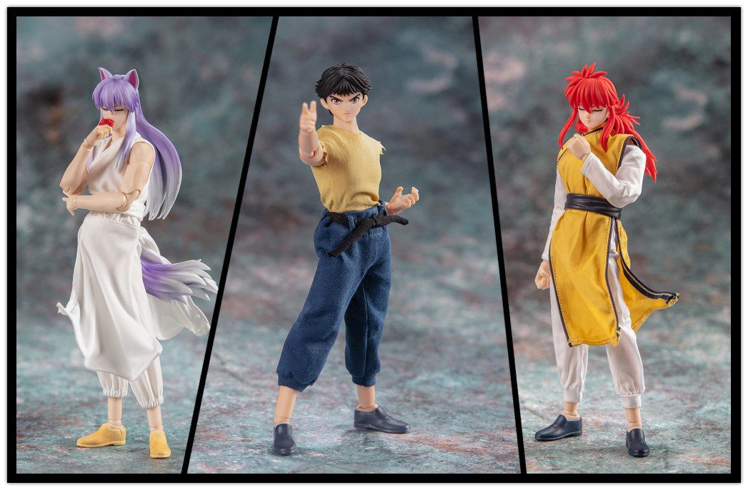 现货 gt 大圣模型 942toys 1/12 幽游白书妖狐藏马浦饭幽助战斗服