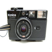 柯尼卡c35ef3旁轴胶卷照相机老式 复古胶片机金属收藏使用学生入门