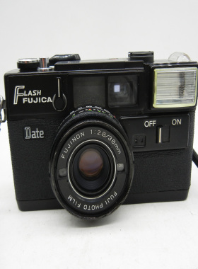 FUJICA富士date flash胶卷相机复古胶片机旁轴机收藏使用老相机