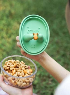 跨境新款 No-Mess Snack Box 厨房整洁免打理零食盒饼干收纳工具