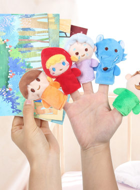 幼儿园教具宝宝手偶玩具早教布偶