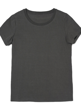 汉麻时代四季款女短袖圆领棉麻T恤天然汉麻料抑菌透气弹力打底衫