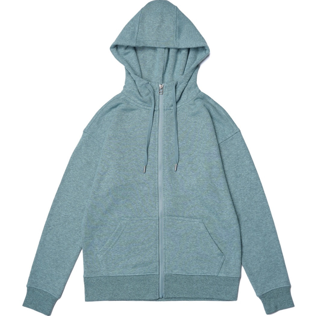 度物思仁春秋麻丝料女士连帽卫衣开衫天然汉麻抑菌透气薄绒外套