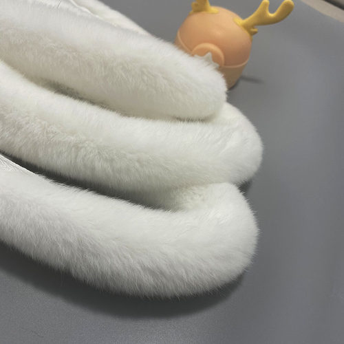 门襟鞋口diy鞋口服装兔毛条