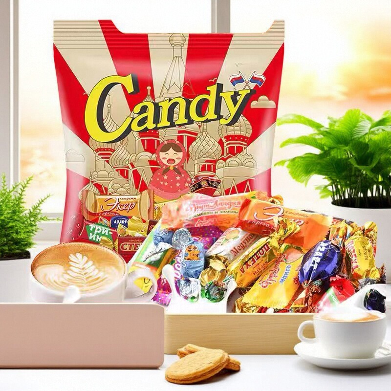 俄罗斯原装进口巧克力糖果进口食品斯拉夫混合装什锦口味喜糖年货