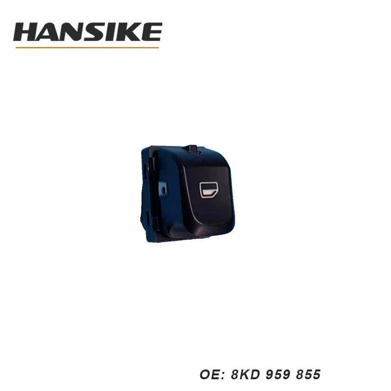 适用奥迪A4L Q5 B8玻璃升降器开关 单 黑8KD959855-V10改装