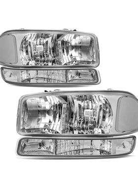 适用于1999-2006款GMC Sierra 1500 Yukon XL 1500 Denali 前照灯