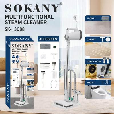 出口SOKANY13088蒸汽清洁机家用除污地板地毯清洗机STEAM CLEANER