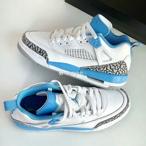 Nike/耐克 蛇年限定Air Jordan Spizike LOW白蓝运动鞋FQ3950-141