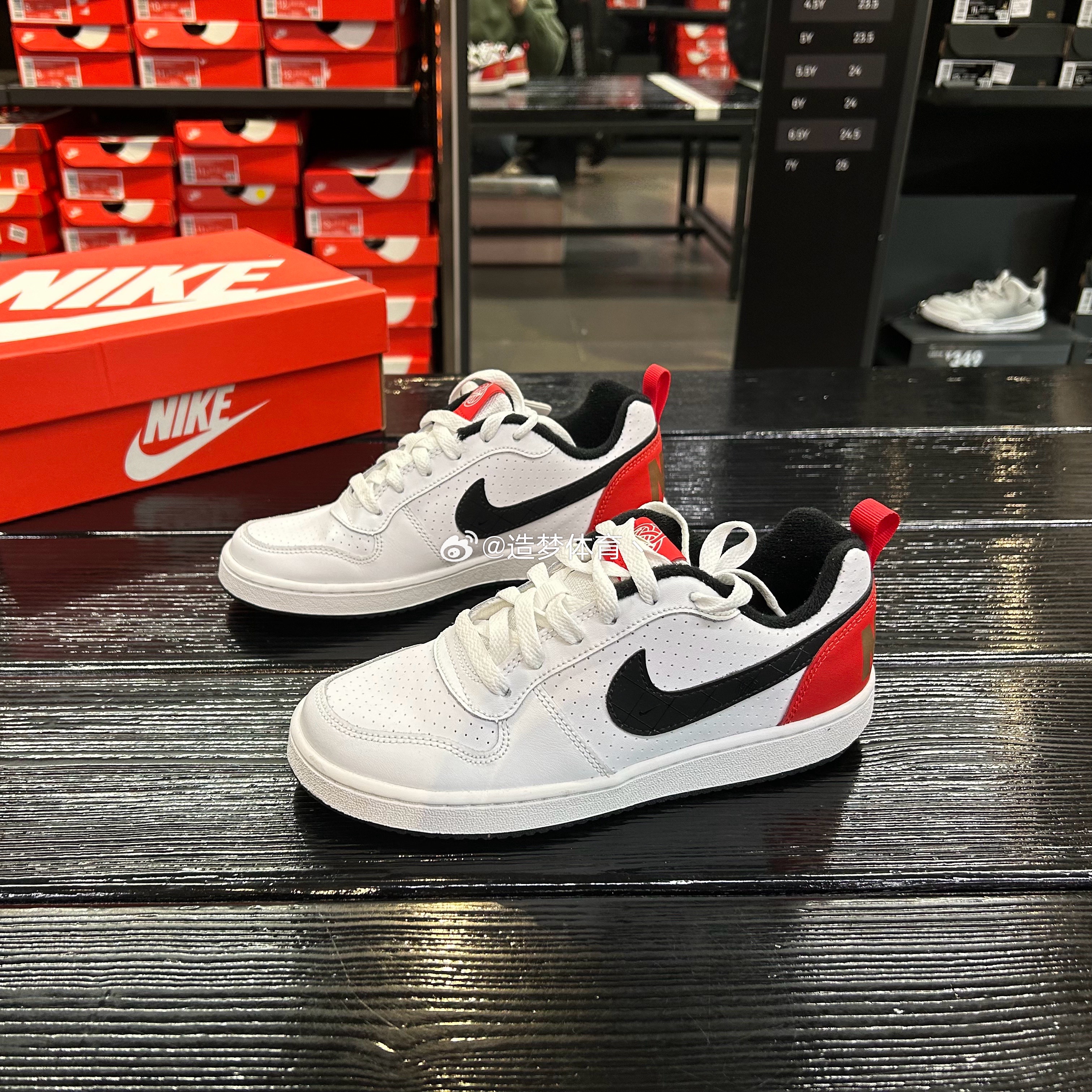 Nike/耐克Court BoroughGs女子经典休闲低帮板鞋运动鞋DD8495-106