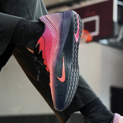 Nike S.T. Flare 气焰 舒适 防滑耐磨 红黑 低帮篮球鞋HF0232-600