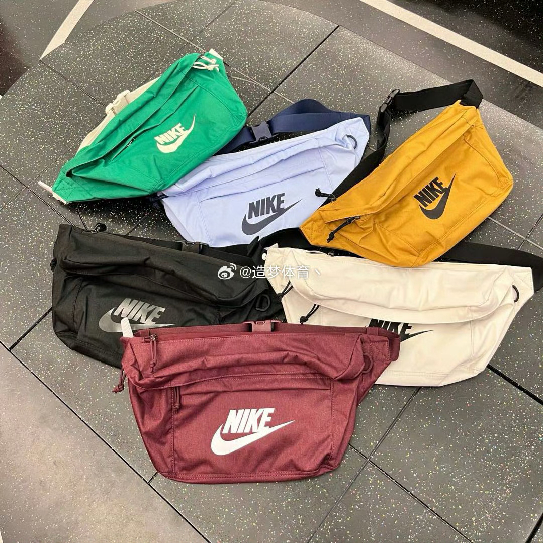 Nike耐克男女王一博同款运动休闲大容量胸包斜跨包腰包BA5751-072