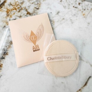 原装CT恒雾蜜粉扑粉饼皮革粉扑小金盘白月光专用定妆植绒散粉通用