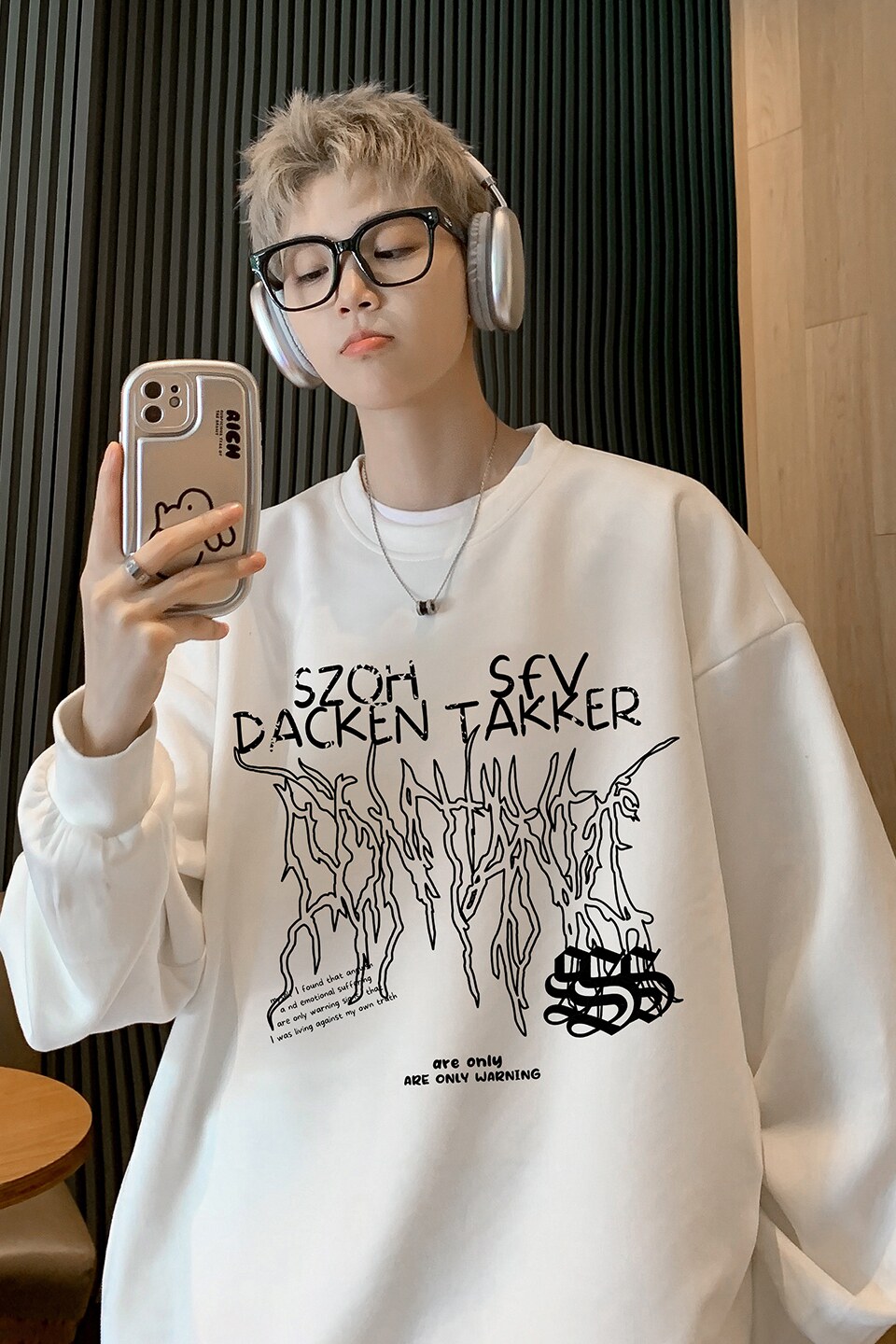 2025麂皮绒圆领卫衣A336-2-V876V-P48-限价68（95%聚酯纤维5%氨纶,男装卫衣,电商A336-2